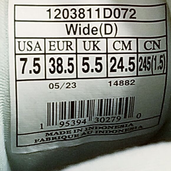 Brooks Adrenaline GTS 23 Women Size 7.5 Wide Dark Gray Running Shoe 1203811D072 - Picture 6 of 6